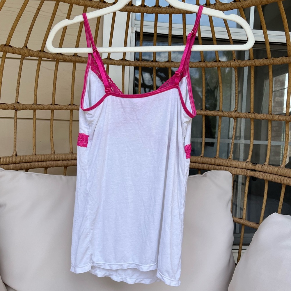 SOLD on Mercari PINK Y2K Lace Tank Top - Picture 3 of 3